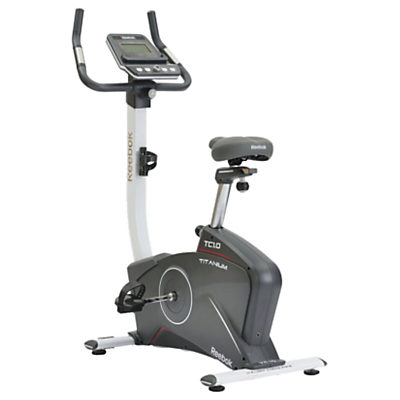 Reebok Titanium TC1.0 Exercise Bike, White/Grey Reebok Titanium TC1.0 Exercise Bike, White/Grey